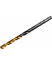 Сверло DENZEL Сверло по металлу, 3 мм, HSS-Tin, Golden Tip, 10 шт. 717205