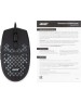 ACER Мышь проводная OMW135, игровая, оптическая, USB, 6400dpi, черный [zl.mceee.019]