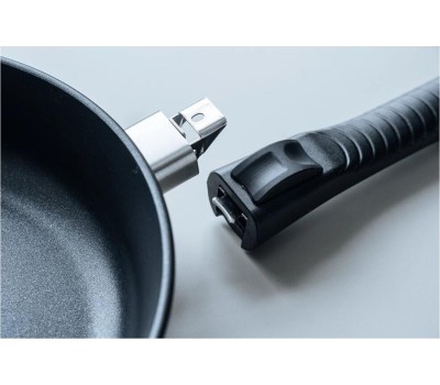 Сковорода НЕВА МЕТАЛЛ ПОСУДА Сковорода а/пр литая 24см съемн/руч Ферра Индукция ТМ НМП