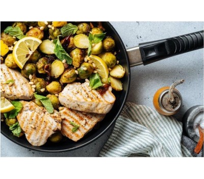 Сковорода НЕВА МЕТАЛЛ ПОСУДА Сковорода а/пр литая 24см съемн/руч Ферра Индукция ТМ НМП