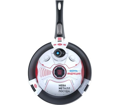 Сковорода НЕВА МЕТАЛЛ ПОСУДА Сковорода а/пр литая 24см съемн/руч Ферра Индукция ТМ НМП