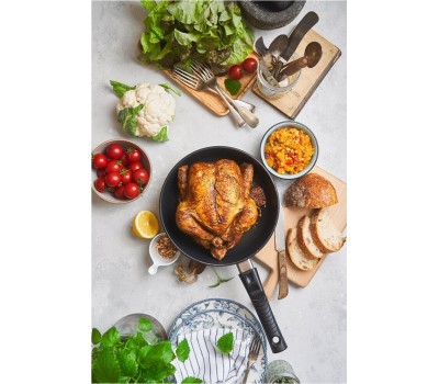 Сковорода НЕВА МЕТАЛЛ ПОСУДА Сковорода а/пр литая 24см съемн/руч Ферра Индукция ТМ НМП