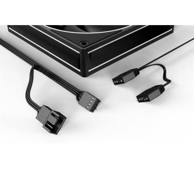 ID-COOLING Вентилятор для корпуса AF-127-ARGB-K черный ARGB (120mm, PWM 2000rpm, 78.0 CFM, 29.9 dB, 4 pin) (AF-127-ARGB-K)