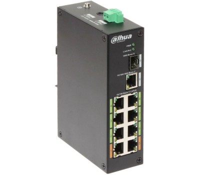 Коммутатор DAHUA Коммутатор DH-LR2110-8ET-120, неуправляемый