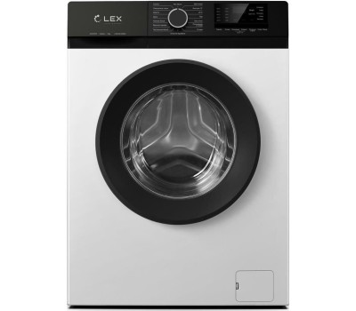 Стиральная машина LEX Стиральная машина LWM10012WBlID, с фронтальной загрузкой, 10кг, 1200об/мин, с паром, инверторная