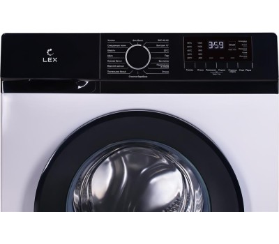 Стиральная машина LEX Стиральная машина LWM10012WBlID, с фронтальной загрузкой, 10кг, 1200об/мин, с паром, инверторная