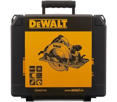 Циркулярная пила DEWALT Циркулярная пила DWE576K, 190мм [dwe576k-qs]