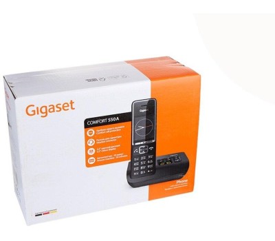 Радиотелефон GIGASET Радиотелефон Comfort 550A, черный [s30852-h3021-s204]