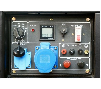 Генератор ТСС Дизельный генератор SDG 7000EHA, 220/12 В, 7кВт, на колёсах с АКБ [100033]