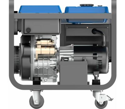 Генератор ТСС Дизельный генератор SDG 7000EHA, 220/12 В, 7кВт, на колёсах с АКБ [100033]