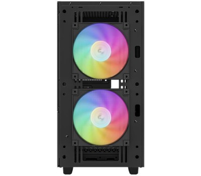 Deepcool CH360 black (mATX, без БП, ARGB, USB3.2 Type-A + USB3.2 Type-C) (R-CH360-BKAPE3-G-1)