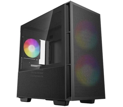 Deepcool CH360 black (mATX, без БП, ARGB, USB3.2 Type-A + USB3.2 Type-C) (R-CH360-BKAPE3-G-1)