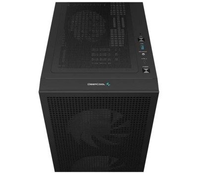 Deepcool CH360 black (mATX, без БП, ARGB, USB3.2 Type-A + USB3.2 Type-C) (R-CH360-BKAPE3-G-1)