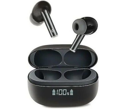 TTEC Наушники беспроводные AirBeat Pro ANC LCD TWS Bluetooth Headset. Цвет: черный