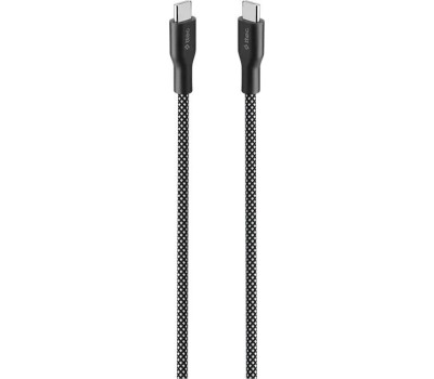 TTEC Кабель с магнитным креплением Braided USB-C-USB-C Magnetic 60W Fast Charging&Data Cable. Длина: 100см. Цвет: черный