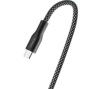 TTEC Кабель с магнитным креплением Braided USB-C-USB-C Magnetic 60W Fast Charging&Data Cable. Длина: 100см. Цвет: черный