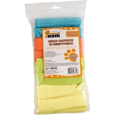 Набор салфеток РЫЖИЙ КОТ Набор салфеток из микрофибры 8шт MFS-05/8, размер 30х30см (310271)