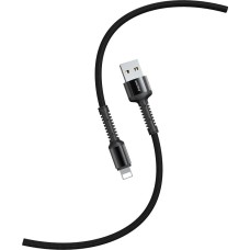 Кабель SMARTBUY (iK-512-S26b) S26 Lightning черный.,3 А,PD,нейл.,1м
