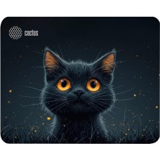 Коврик CACTUS Black Cat 250x200x3мм (CS-MPC-D09S)