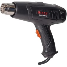 Фен строительный P.I.T. Фен строительный электрич. PHG 2000-D СТАНДАРТ (2000Вт, 350/600°С, 350/500л/мин, 2ск,насадки)