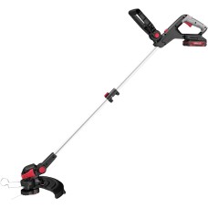 Триммер садовый аккумуляторный P.I.T. Триммер аккум. PTR20H-300A/1 (20В, Ø300мм, леска 1,6мм*5,3м, 1акб, ЗУ, телескоп, колеса)