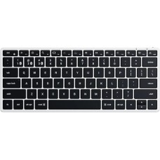 SATECHI Беспроводная клавиатура Slim X1 Bluetooth Keyboard-RU. Раскладка - Русская. Цвет: серебристый