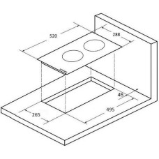 KUPPERSBERG Индукционная варочная поверхность ICS 311, конфорок: 2 шт., стеклокерамика, независимая, черный
