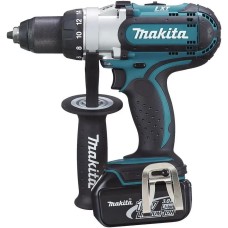 Дрель-шуруповерт MAKITA Дрель-шуруповерт DDF451RFE, 3Ач, с двумя аккумуляторами
