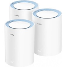 CUDY Бесшовный Mesh роутер M1200 (M1200(3-PACK)) AC1200 10/100BASE-TX белый (упак.:3шт)