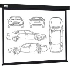 Экраны CACTUS Экран Wallscreen CS-PSW-213x213, 213х213 см, 1:1, настенно-потолочный белый