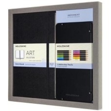 MOLESKINE Набор Art Collection Sketching блокнот для рисования/акварельные карандаши Large нелинован