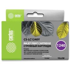 Картридж CACTUS Картридж CS-LC1240Y, желтый / CS-LC1240Y