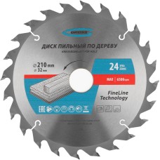 GROSS Пильный диск по дереву 210 x 32/30 x 24Т 73326