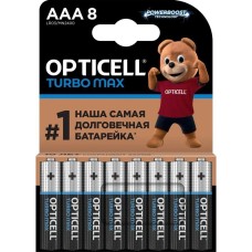 OPTICELL AAA Батарейка Turbo MAX LR03, 8 шт