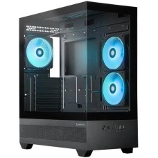 Корпус для ПК DEEPCOOL Корпус mATX CG330 3F, Mini-Tower, без БП, черный [r-cg330-bkngm3-g]