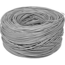 LANMASTER Кабель информационный TWT-5EUTP кат.5E UTP 4 пары 24AWG PVC внутренний 305м серый
