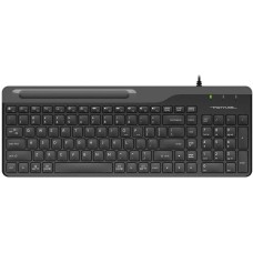 A4TECH Клавиатура FK25 черный/серый USB slim (FK25 BLACK) кабель 1.5м