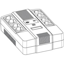 POWERMAN Источник бесперебойного питания UPS Brick 650 PLUS
