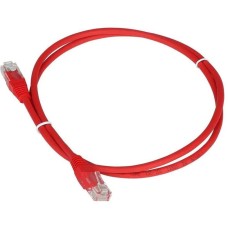 LANMASTER Патч-корд TWT-45-45-0.15-RD RJ-45 вил.-вилка RJ-45 кат.5E 0.15м красный ПВХ (уп.:1шт)