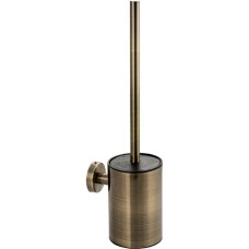 GFmark - Ёрш для унитаза круглый, настенный, из нержавеющей стали, цвет БРОНЗА 80169