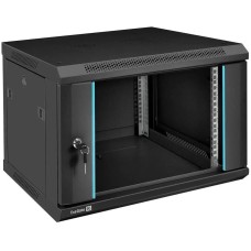 EXEGATE Шкаф коммутационный EC-WM-6U.450 EX298605RUS настенный, стеклянная передняя дверь, 6U, 450x370x600 мм