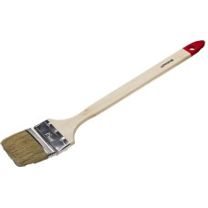 STAYER UNIVERSAL, 75 мм, 3″, светлая натуральная щетина, деревянная ручка, все виды ЛКМ, радиаторная кисть (0111-75)
