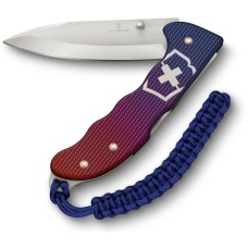 VICTORINOX Нож перочинный Evoke Alox (0.9415.D221) 136мм 5функц. синий/красный подар.коробка в комплекте: паракорд