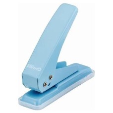 KW-TRIO Дырокол 09190LIGHT BLUE макс.:20лист. металл голубой отв.:1