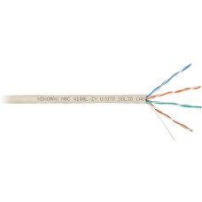 NIKOMAX Кабель информационный NMC 4100L-IY кат.5E U/UTP 4 пары нг(А)-LSLTx внутренний 305м светло-серый