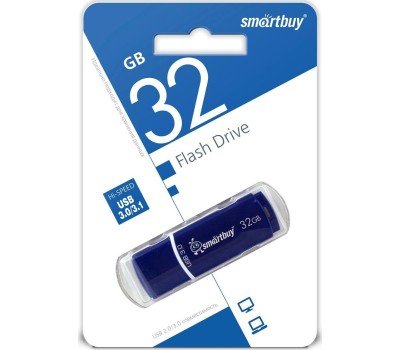 USB флеш SMARTBUY (SB32GBCRW-BL) 32GB CROWN BLUE USB 3.0