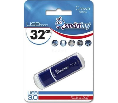 USB флеш SMARTBUY (SB32GBCRW-BL) 32GB CROWN BLUE USB 3.0