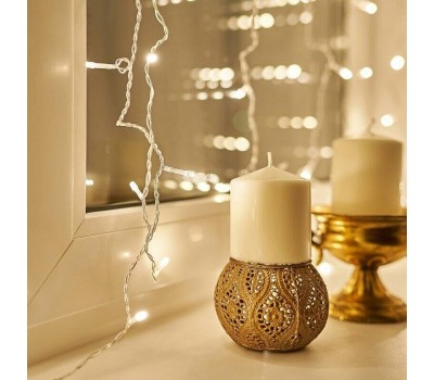 Электрогирлянды NEON-NIGHT (235-036) Гирлянда Светодиодный Дождь 1, 5х1, 5м тепло-белый