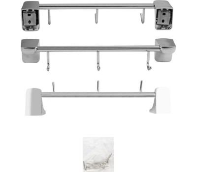 Аксессуары для ванной комнаты и туалета TITAN 77204 Вешалка с тремя крючками прямая