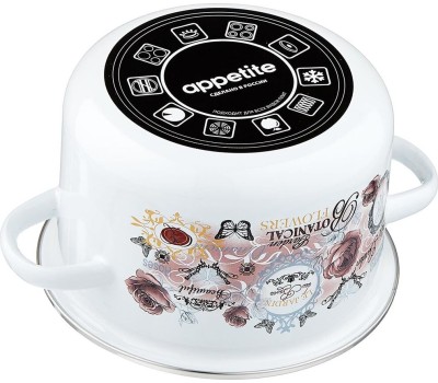 Кастрюля APPETITE 1RD221М Roses 5,5л